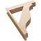 Ekena Millwork 7 1/2-in W x 34-in D x 46-in H Funston Block Rough Cedar Woodgrain TimberThane Outlooker, Primed Tan OUTUR075X34X46FST44RCPR - alternate 5